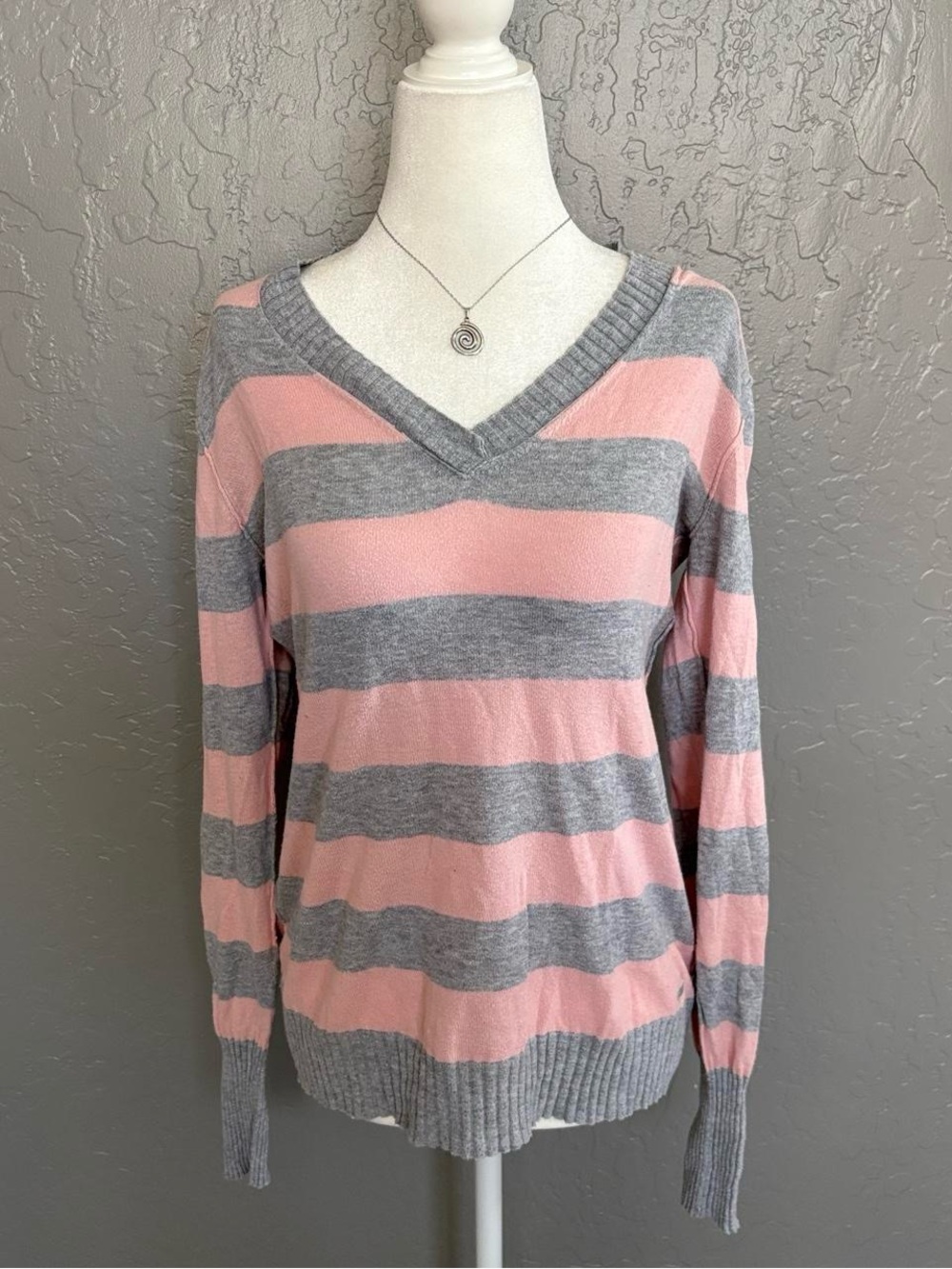 Y2K vintage striped sweater